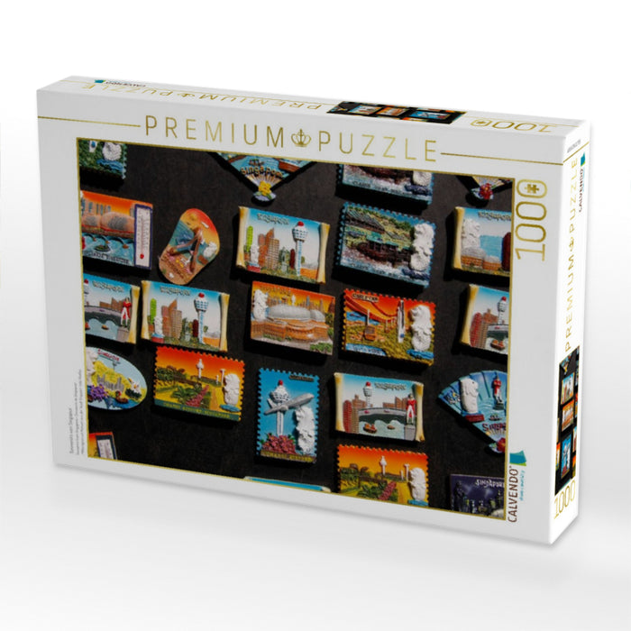 Souvenirs von Singapur - CALVENDO Foto-Puzzle'