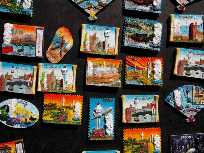 Souvenirs von Singapur - CALVENDO Foto-Puzzle'