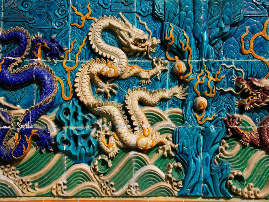 Drache-Muster, Singapur - CALVENDO Foto-Puzzle'