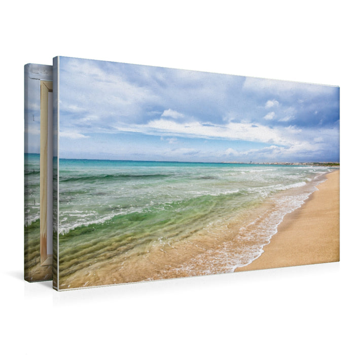 Premium Textil-Leinwand Gallipoli, Baia Verde (Lecce)
