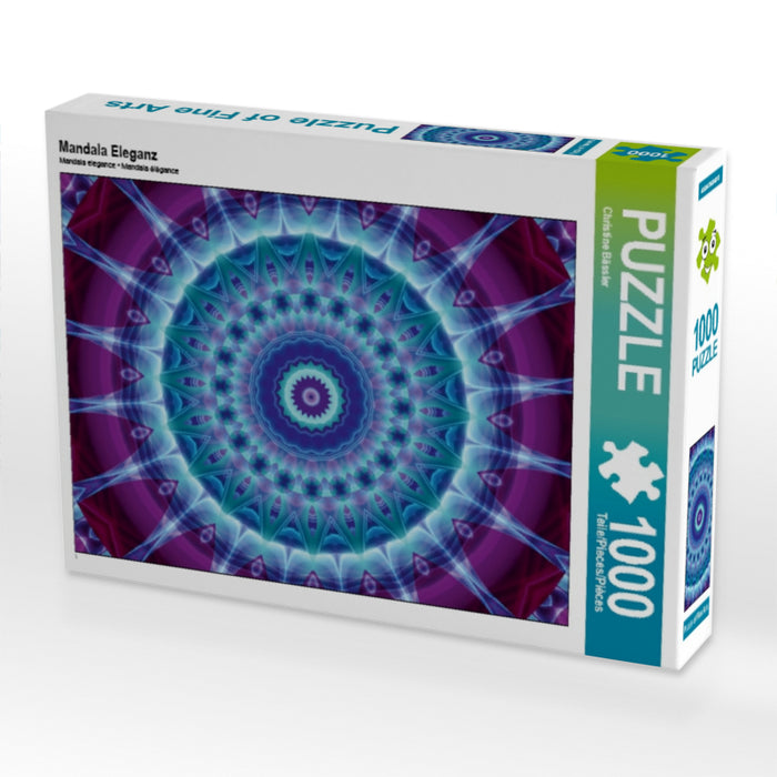 Mandala Eleganz 1000 Teile Puzzle quer - CALVENDO Foto-Puzzle'