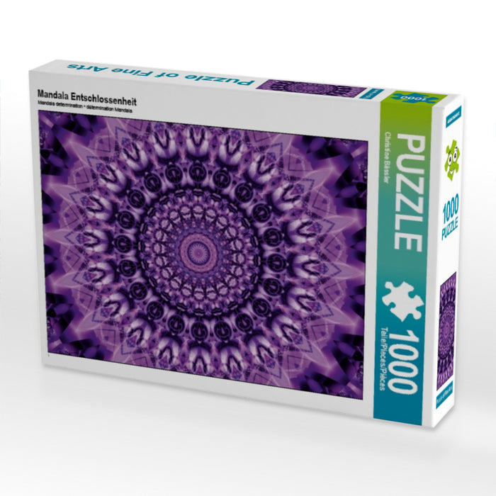 Mandala Entschlossenheit 1000 Teile Puzzle quer - CALVENDO Foto-Puzzle'