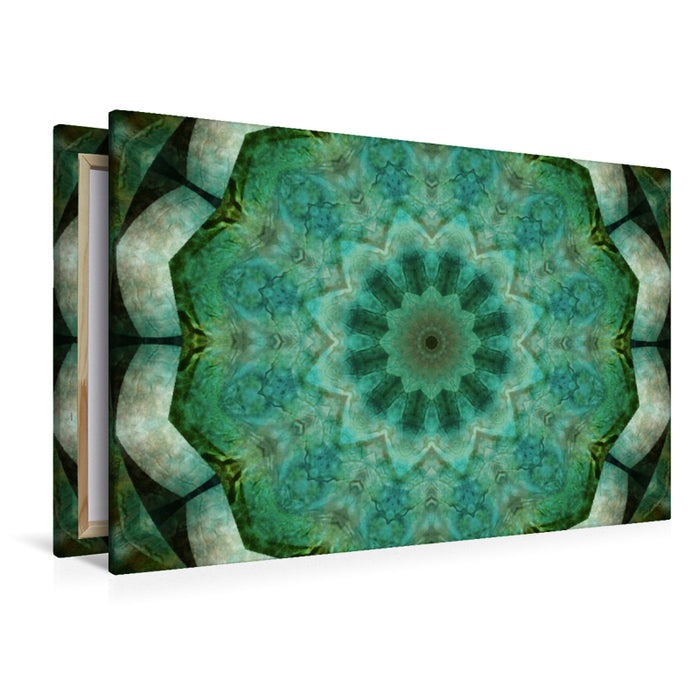 Premium Textil-Leinwand Mandala Heilstrom