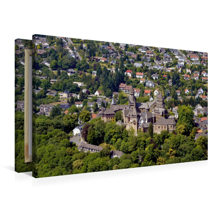 Toile textile haut de gamme Toile textile haut de gamme 120 cm x 80 cm paysage Château de Braunfels 