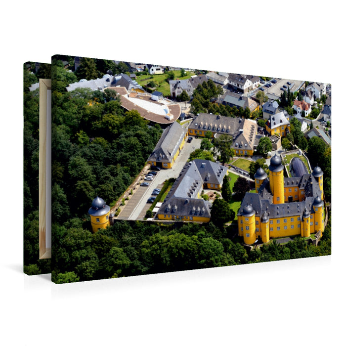 Premium Textil-Leinwand Schloß Montabaur