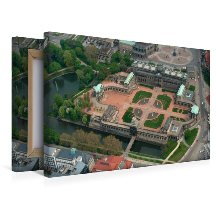 Premium Textil-Leinwand Dresden - Der Zwinger
