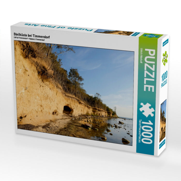 Côte escarpée près de Timmendorf - Puzzle photo CALVENDO 