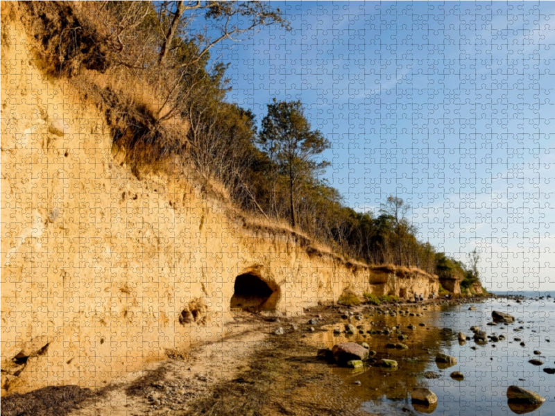 Côte escarpée près de Timmendorf - Puzzle photo CALVENDO 