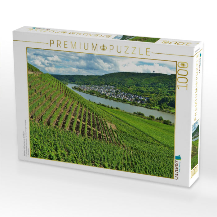 Weinberg in Winningen an der Mosel - CALVENDO Foto-Puzzle'