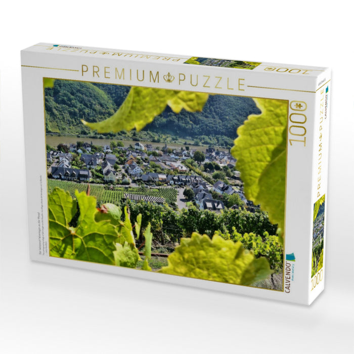 Der Winzerort Winningen an der Mosel - CALVENDO Foto-Puzzle'