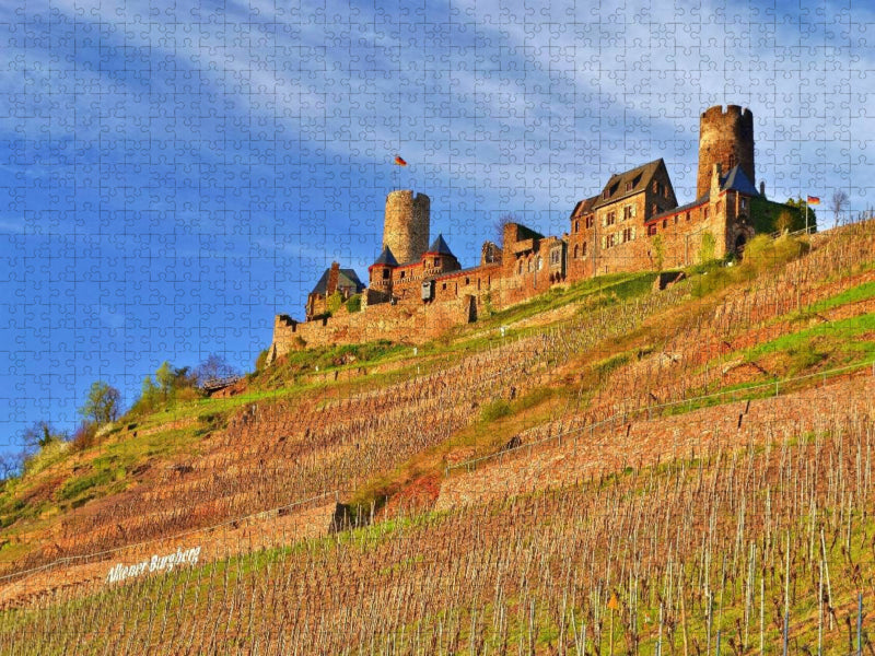 Burg Thurant in Alken an der Mosel - CALVENDO Foto-Puzzle'