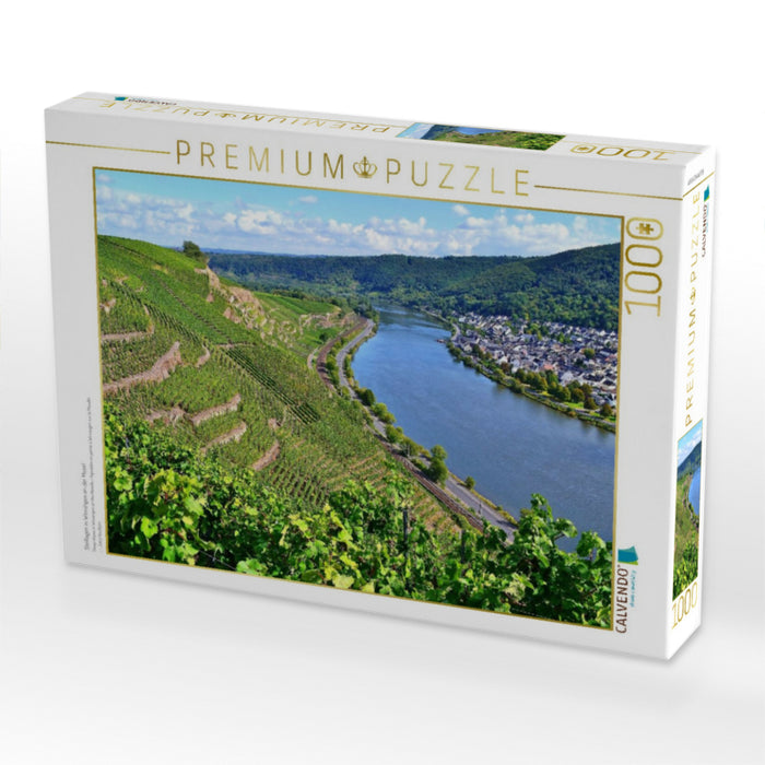 Steillagen in Winningen an der Mosel - CALVENDO Foto-Puzzle'