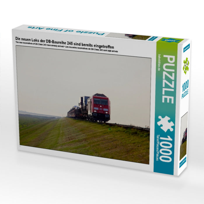 Die neuen Loks der DB-Baureihe 245 sind bereits eingetroffen 1000 Teile Puzzle quer - CALVENDO Foto-Puzzle'