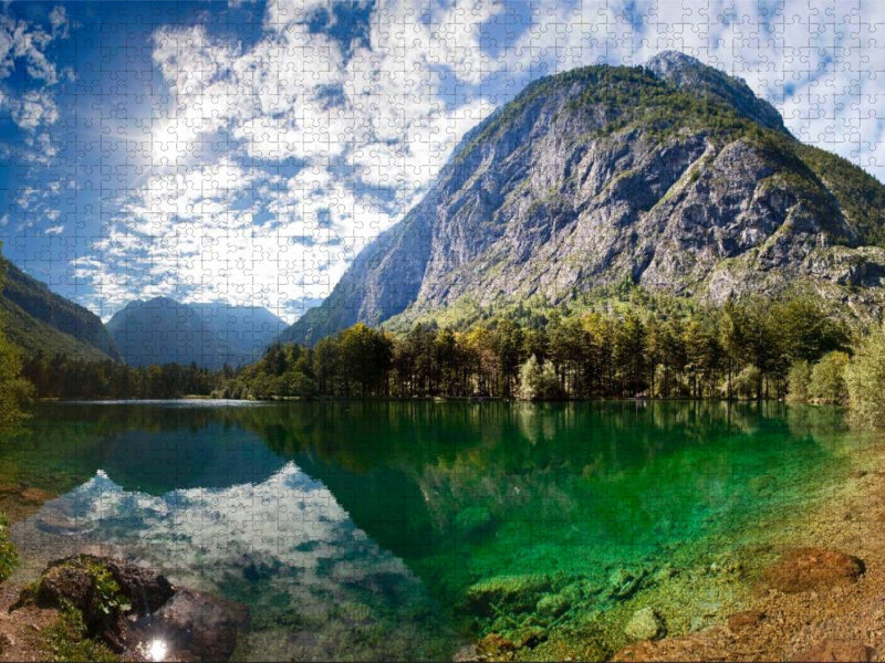 Bluntausee - Golling - CALVENDO Foto-Puzzle'
