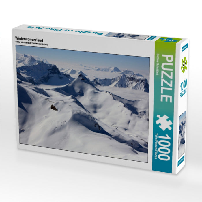 Winterwonderland 1000 Teile Puzzle quer - CALVENDO Foto-Puzzle'