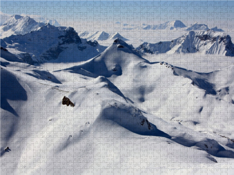 Winterwonderland 1000 Teile Puzzle quer - CALVENDO Foto-Puzzle'