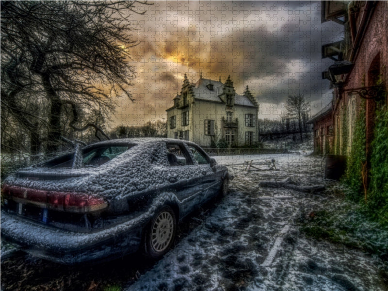 Chateau Z, Belgien 1000 Teile Puzzle quer - CALVENDO Foto-Puzzle'