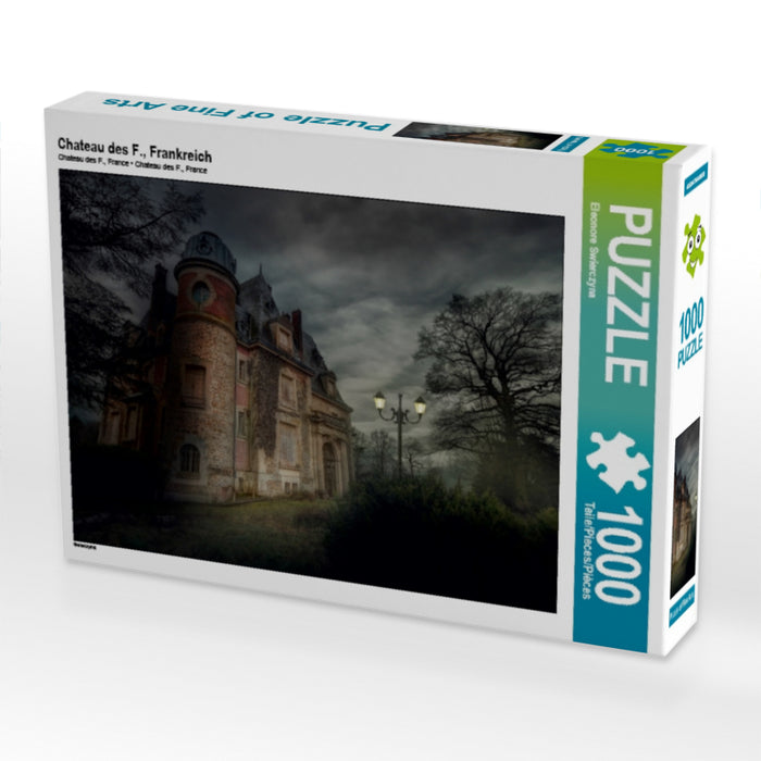 Chateau des F., Frankreich 1000 Teile Puzzle quer - CALVENDO Foto-Puzzle'