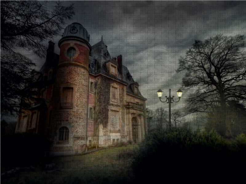 Chateau des F., Frankreich 1000 Teile Puzzle quer - CALVENDO Foto-Puzzle'