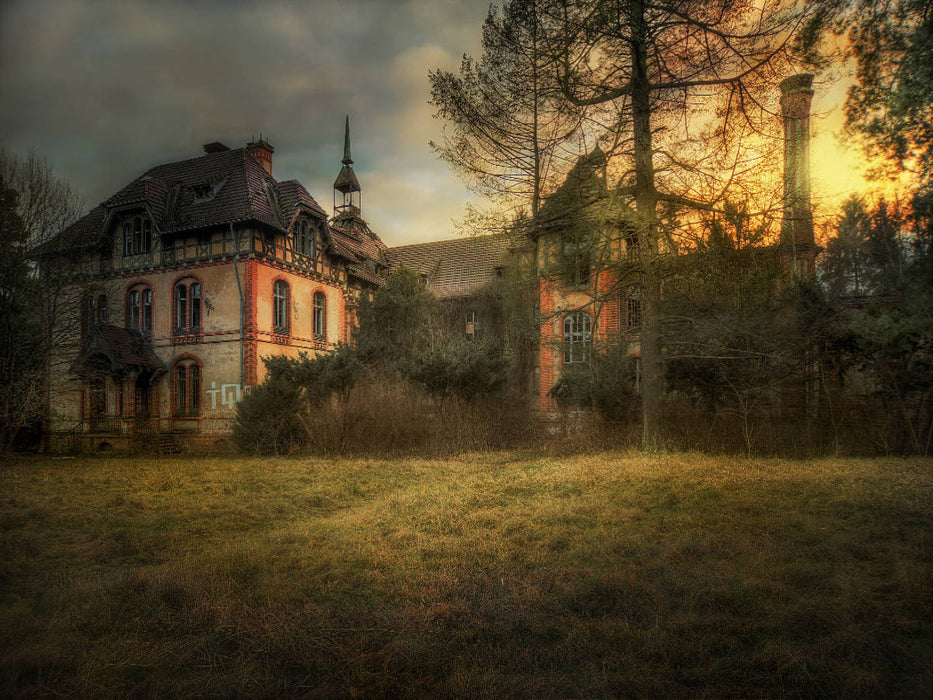 Heilstätten Beelitz, Deutschland - CALVENDO Foto-Puzzle'