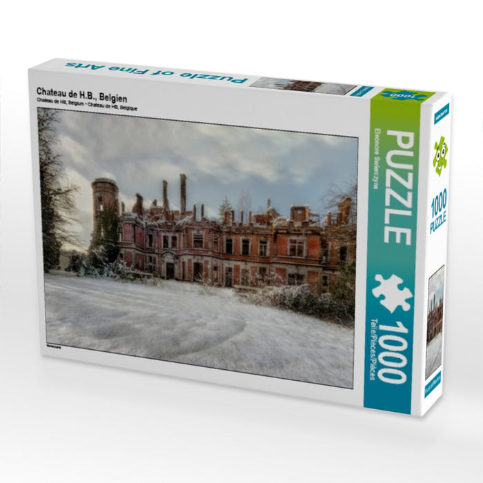 Chateau de H.B., Belgien 1000 Teile Puzzle quer - CALVENDO Foto-Puzzle'