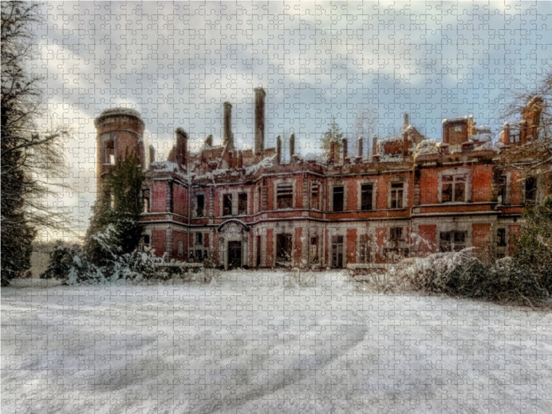 Chateau de H.B., Belgien 1000 Teile Puzzle quer - CALVENDO Foto-Puzzle'
