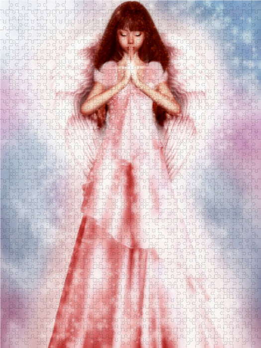Engel für Liebe und Frieden 1000 Teile Puzzle hoch - CALVENDO Foto-Puzzle'