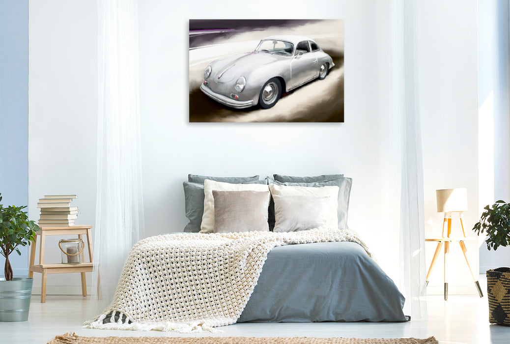 Premium Textil-Leinwand Premium Textil-Leinwand 120 cm x 80 cm quer Porsche 356 A