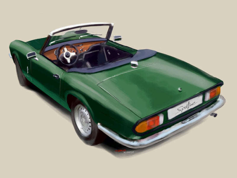 Triumph Spitfire - Puzzle photo CALVENDO 