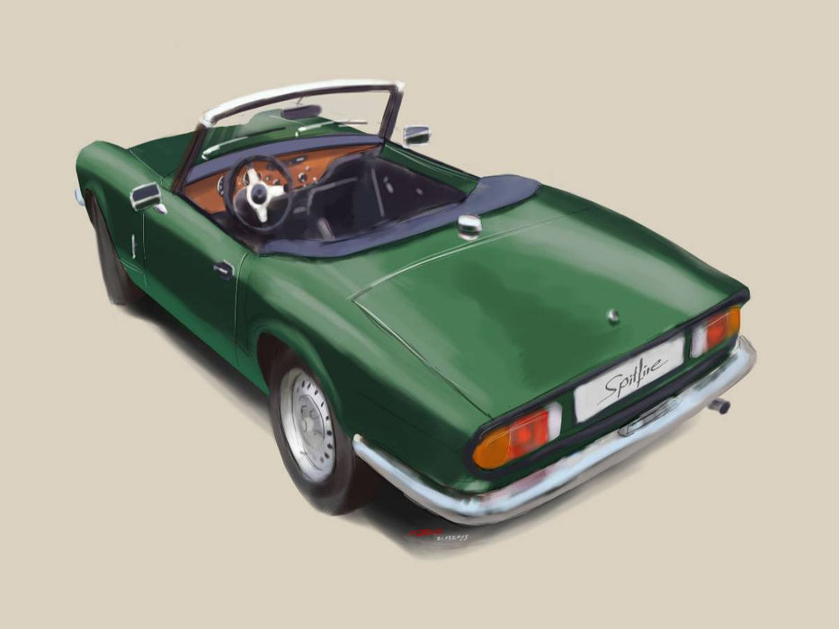 Triumph Spitfire - CALVENDO Foto-Puzzle'