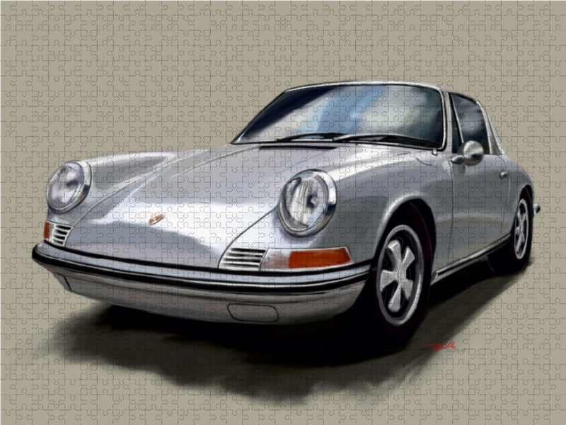 Porsche 911 Targa 1000 Teile Puzzle quer - CALVENDO Foto-Puzzle'