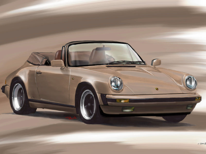 Porsche 911 Cabrio 1000 Teile Puzzle quer - CALVENDO Foto-Puzzle'
