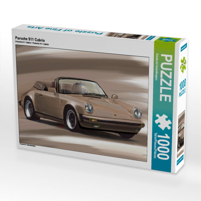 Porsche 911 Cabrio 1000 Teile Puzzle quer - CALVENDO Foto-Puzzle'