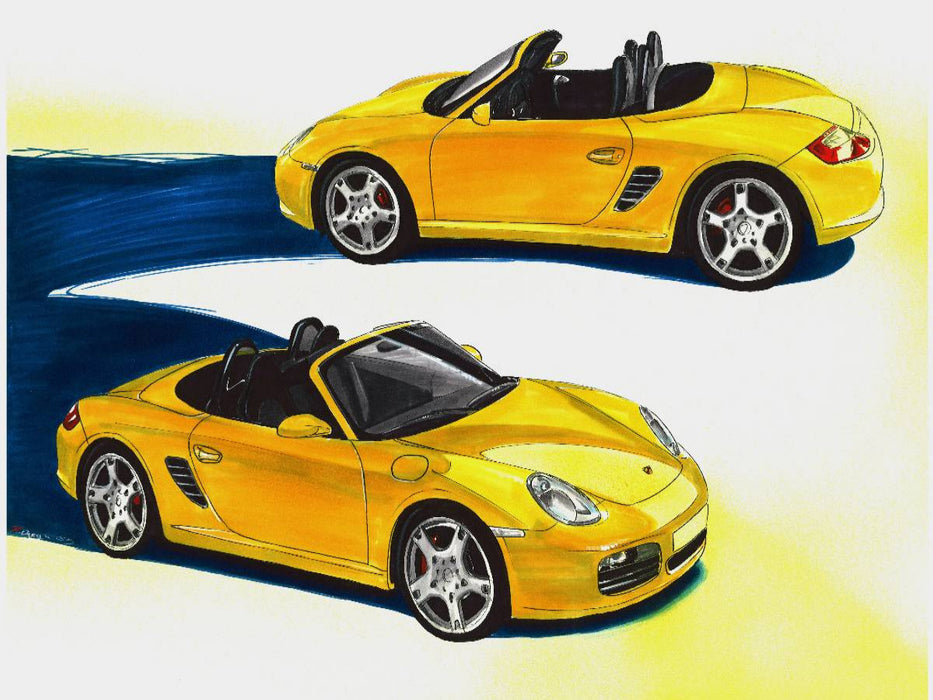 Porsche Boxster - Puzzle photo CALVENDO 