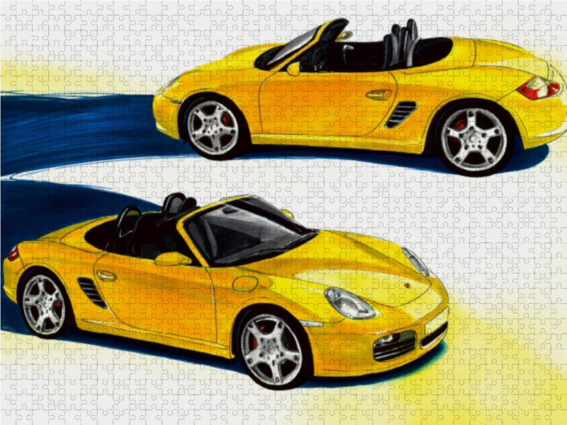 Porsche Boxter 1000 Teile Puzzle quer - CALVENDO Foto-Puzzle'