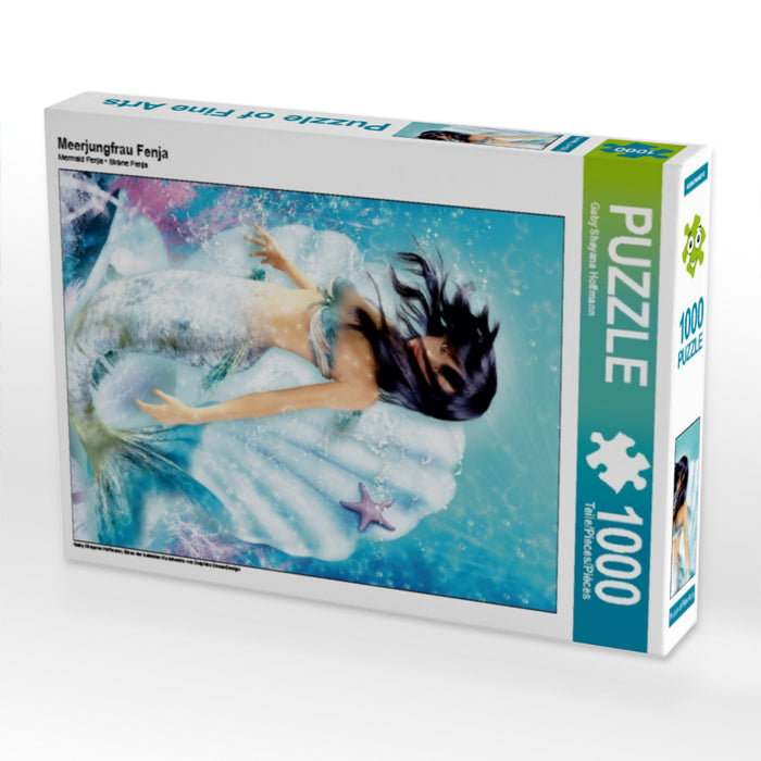 Meerjungfrau Fenja 1000 Teile Puzzle hoch - CALVENDO Foto-Puzzle'