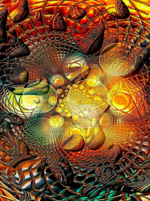Diamant Tropfen - CALVENDO Foto-Puzzle'