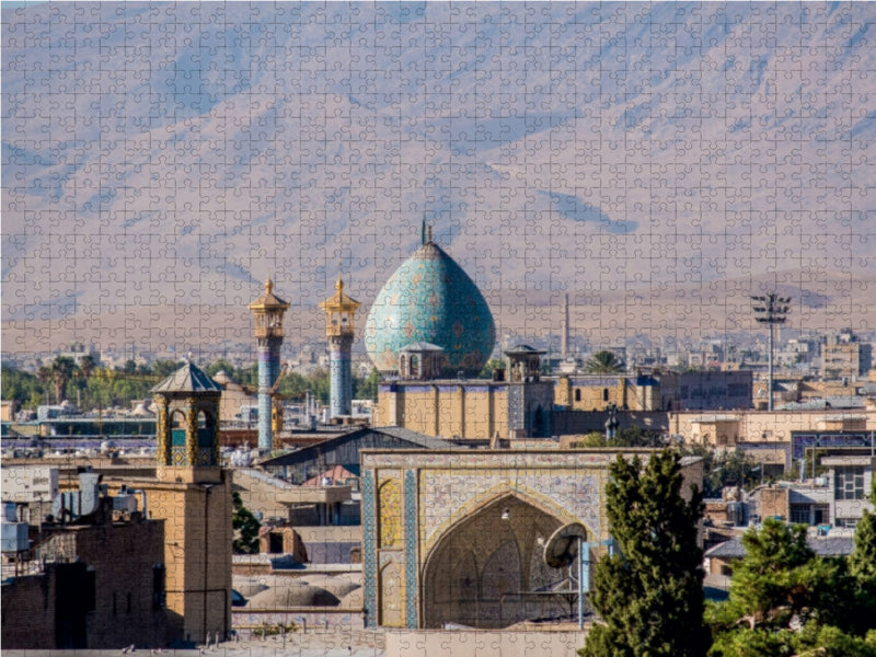 Shiraz - Shah-Cheragh Heiligtum 1000 Teile Puzzle quer - CALVENDO Foto-Puzzle'