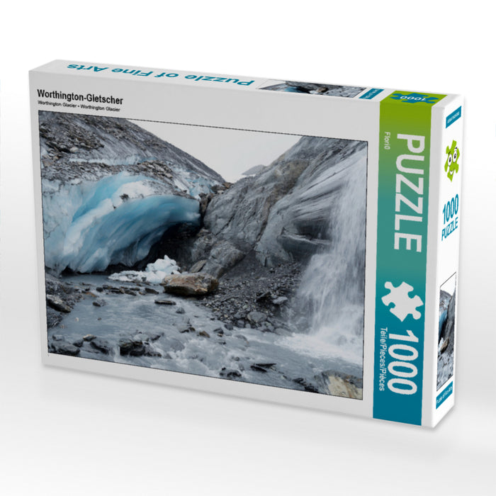 Worthington-Gletscher 2000 Teile Puzzle quer - CALVENDO Foto-Puzzle'