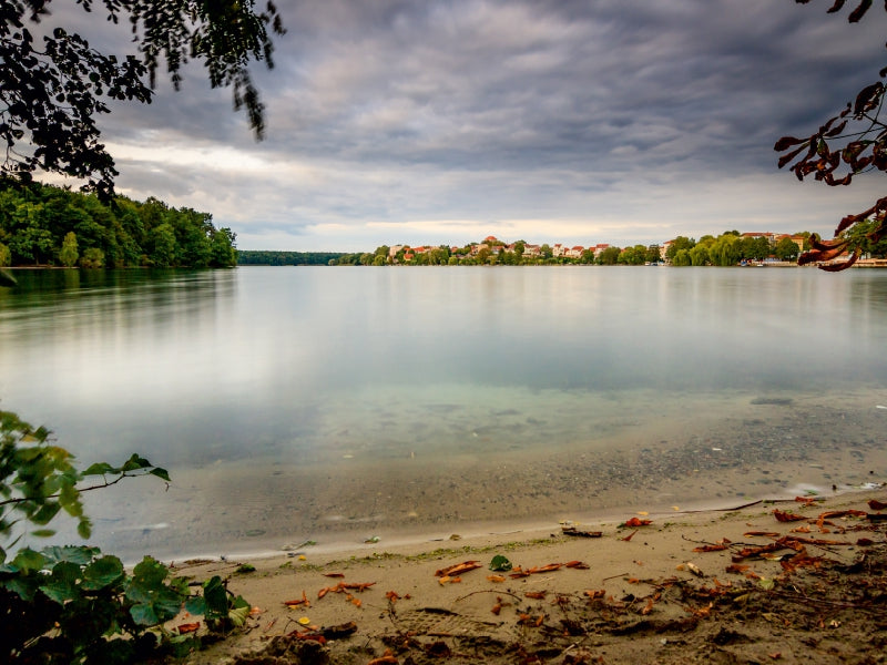Straussee mit Blick auf Strausberg 1000 Teile Puzzle quer - CALVENDO Foto-Puzzle'