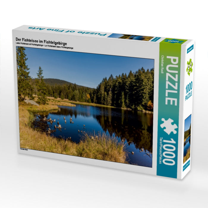 Der Fichtelsee im Fichtelgebirge 1000 Teile Puzzle quer - CALVENDO Foto-Puzzle'