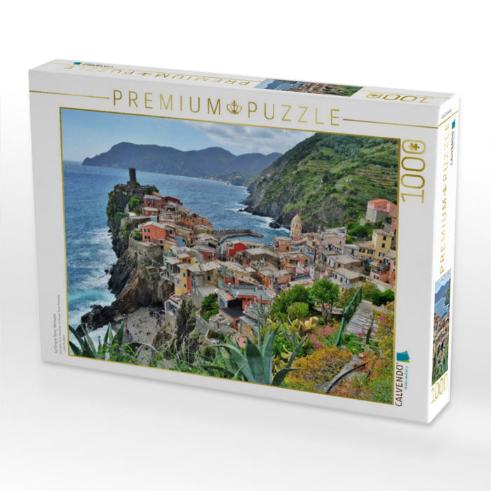 Le Cinque Terre, Vernazza - CALVENDO Foto-Puzzle'