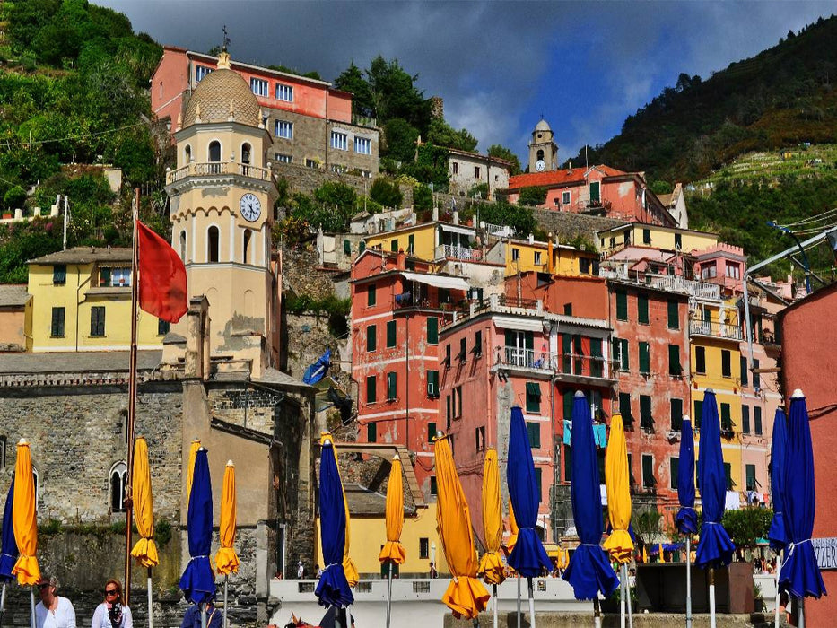 Le Cinque Terre, Farbenfrohes Vernazza - CALVENDO Foto-Puzzle'