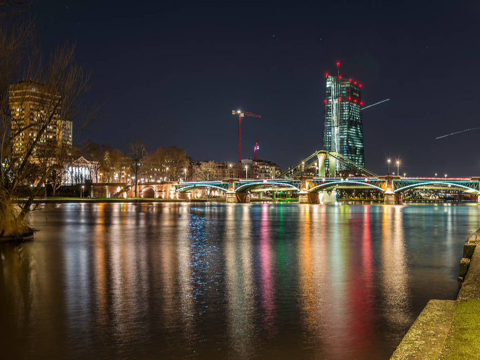 Frankfurt - Blick über den Main - CALVENDO Foto-Puzzle'