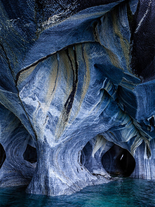 Capillas de Mármol, Chile Chico, Patagonien - CALVENDO Foto-Puzzle'