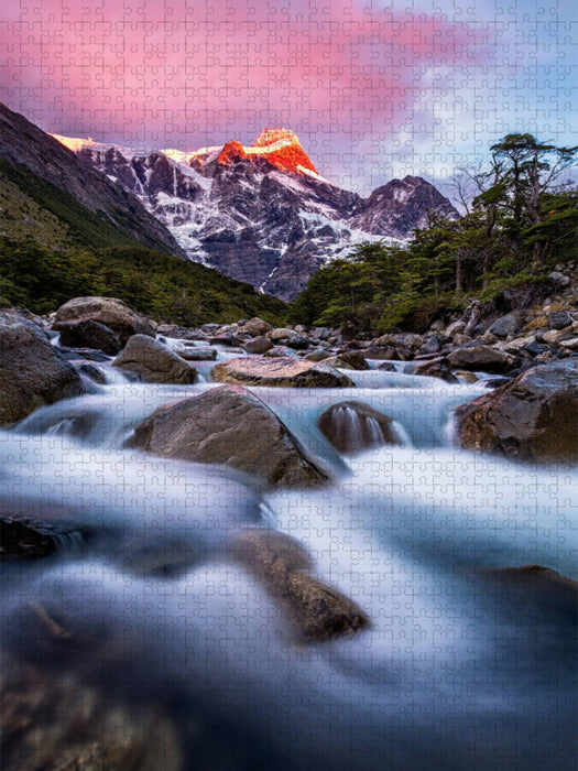 Paine Grande, Torres del Paine NP, Patagonien - CALVENDO Foto-Puzzle'