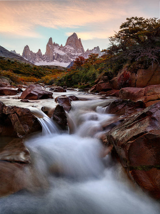 Fitz Roy, El Chaltén, Patagonien - CALVENDO Foto-Puzzle'