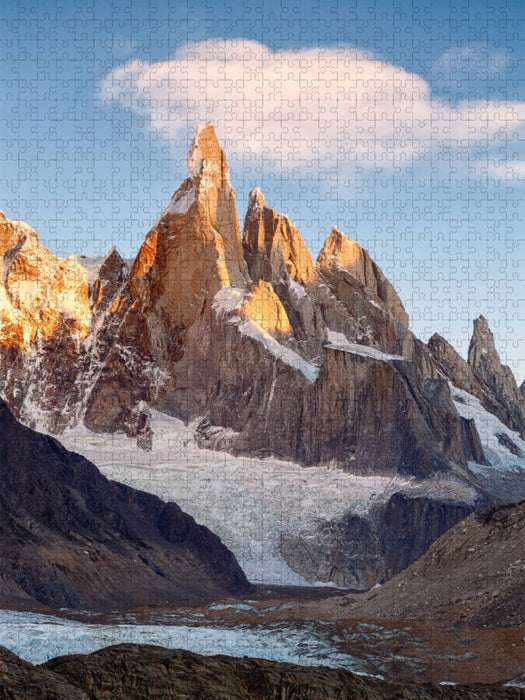 Cerro Torre, El Chaltén, Patagonien - CALVENDO Foto-Puzzle'