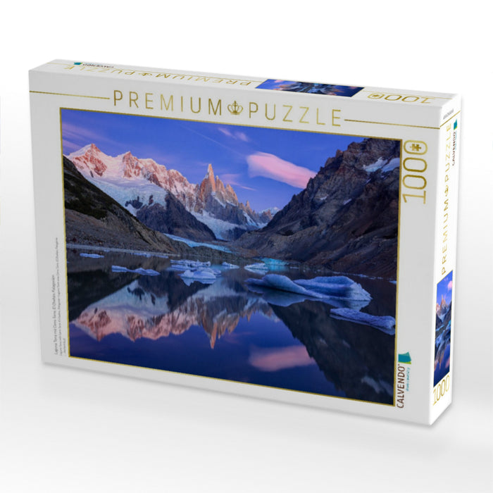Laguna Torre mit Cerro Torre, El Chaltén, Patagonien - CALVENDO Foto-Puzzle'