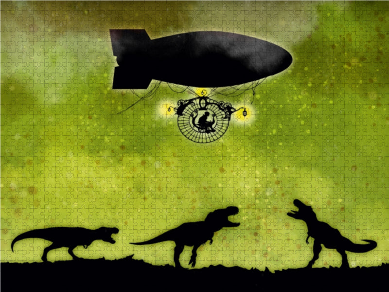 Airship Dinosaurs - CALVENDO photo puzzle 